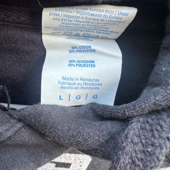 Black Graphic Hoodie Let’s Go Brandon Size Large - Picture 4 of 7